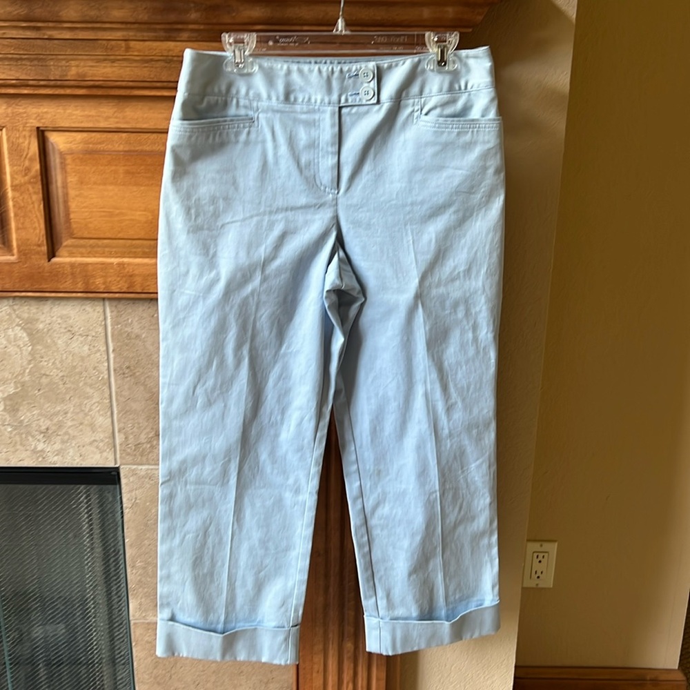 Loft cuffed cropped pants